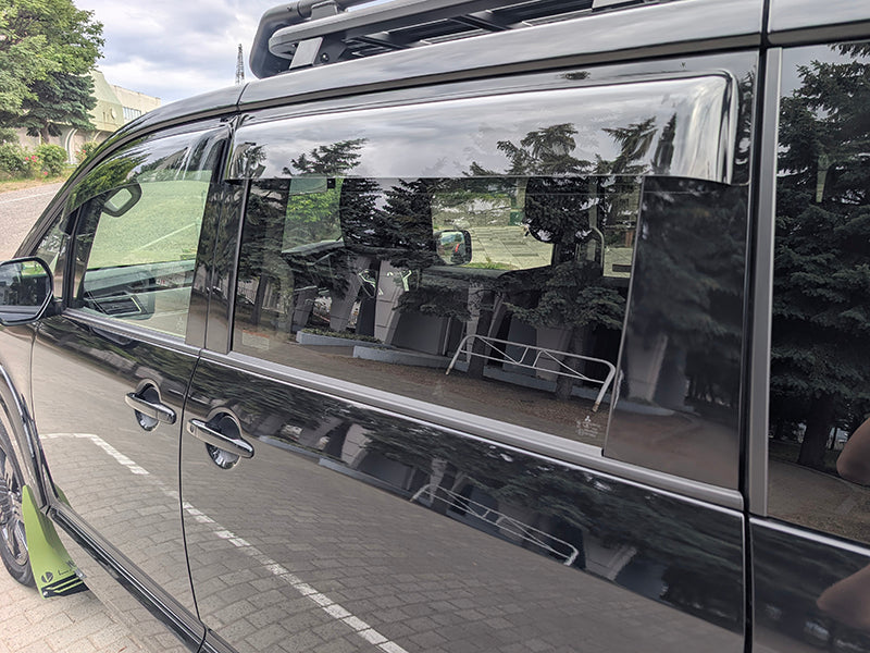 JDM MITSUBISHI DELICA D5 Wind deflectors Window Visor - RHD parts [d5-big-ls]