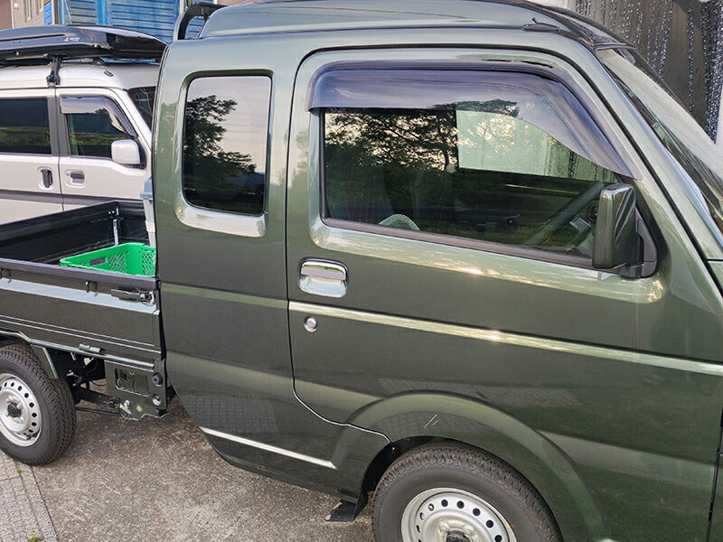 JDM SUZUKI CARRY DA16T Japanese Kei Truck / Mini Truck Wind deflectors Window Visor - RHD parts [da16-big-ds]