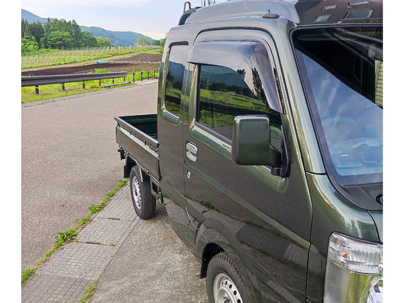 JDM SUZUKI CARRY DA16T Japanese Kei Truck / Mini Truck Wind deflectors Window Visor - RHD parts [da16-big-ds]
