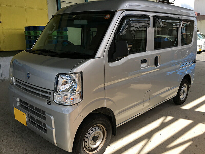 コ*豆様 17エブリィワゴン　17エブリィバン　MUD FACTORY ワイドバ エブリイ エブリイワゴン DA17V DA17W ドアバイザー ビッグ ワイド