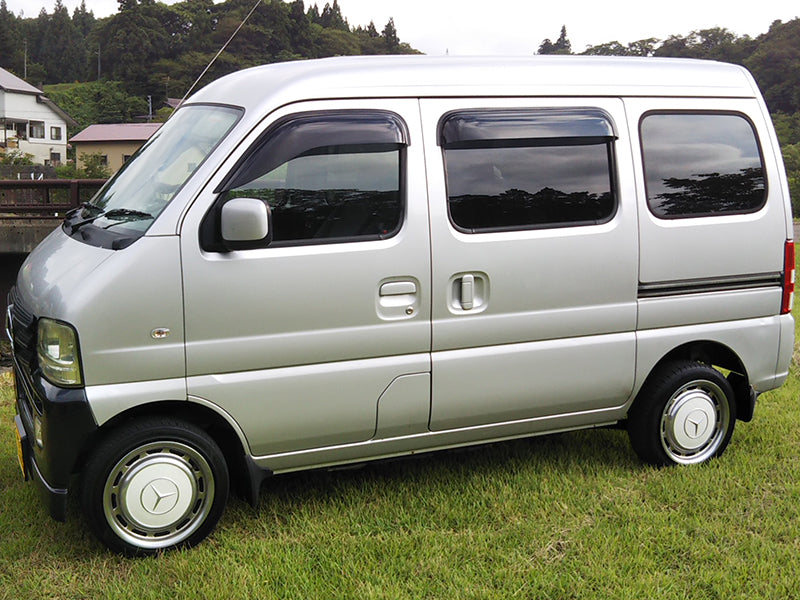 JDM SUZUKI EVERY DA52 / DB52 / DA62 Japanese Kei Van / Mini Van Wind deflectors Window Visor - RHD parts [da52-big-ds-4p]