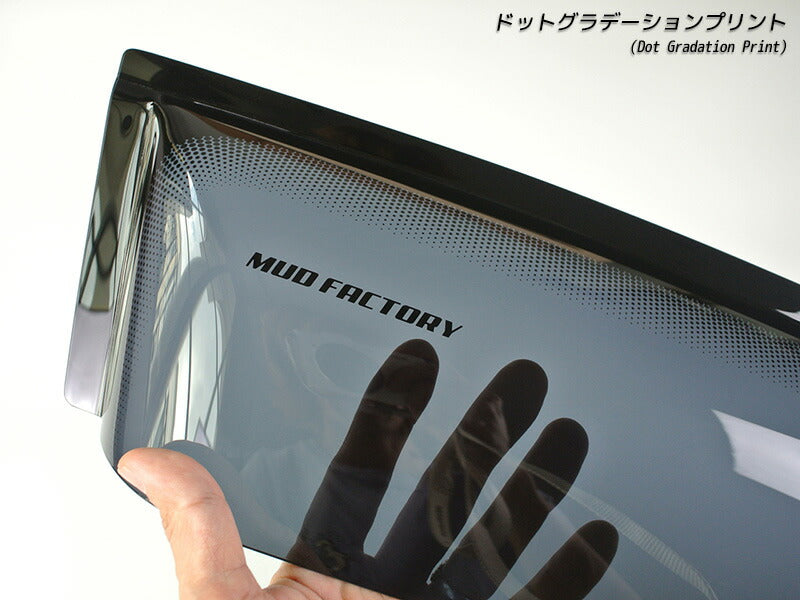 JDM ISUZU D-MAX Double CAB (RT50/85) Wind deflectors Window Visor - RHD parts [dmax2-big-ds-4p]