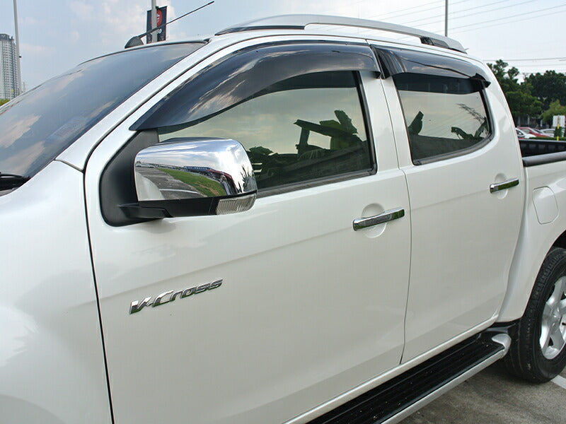 JDM ISUZU D-MAX Double CAB (RT50/85) Wind deflectors Window Visor - RHD parts [dmax2-big-ds-4p]