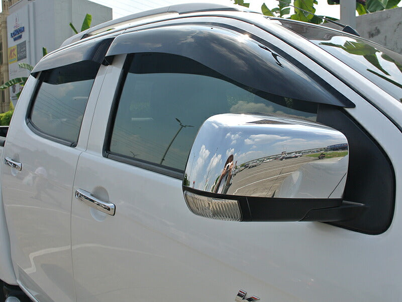 JDM ISUZU D-MAX Double CAB (RT50/85) Wind deflectors Window Visor - RHD parts [dmax2-big-ds-4p]