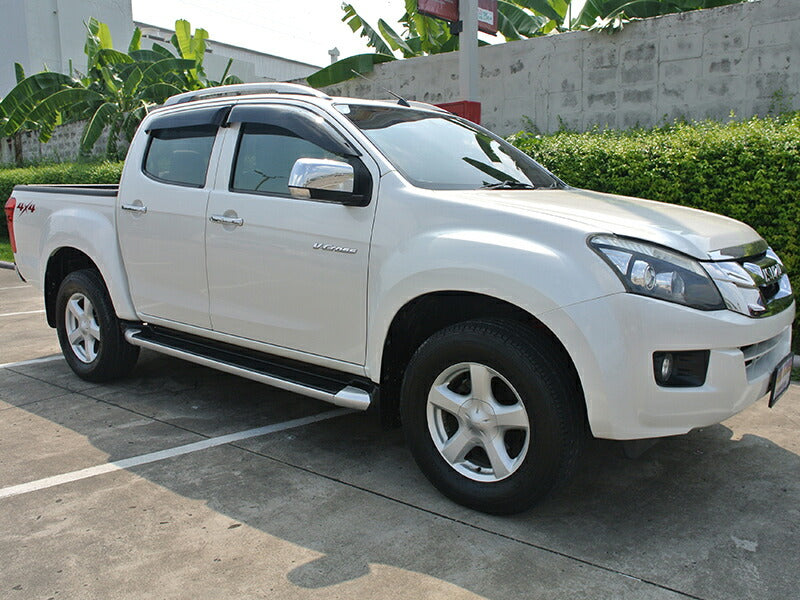 JDM ISUZU D-MAX Double CAB (RT50/85) Wind deflectors Window Visor - RHD parts [dmax2-big-ds-4p]