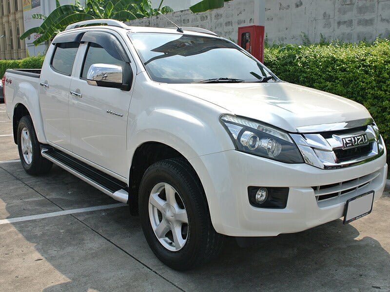 JDM ISUZU D-MAX Double CAB (RT50/85) Wind deflectors Window Visor - RHD parts [dmax2-big-ds-4p]
