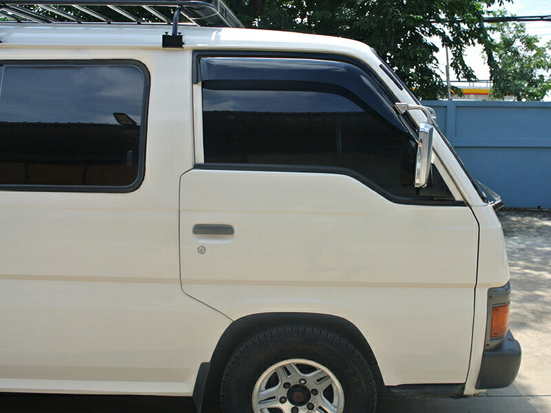 JDM Nissan Caravan Urvan E24 Dark Smoke Wind deflectors Window Visor - RHD parts [e24-big-ds]