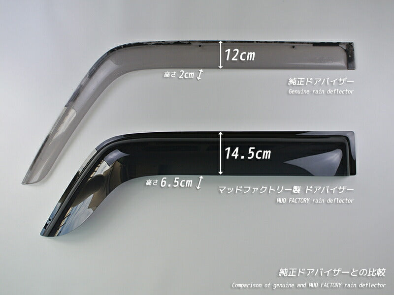 JDM ISUZU ELF5 / ELF6 Wind deflectors Window Visor - RHD parts [elf5lw-big-ds]