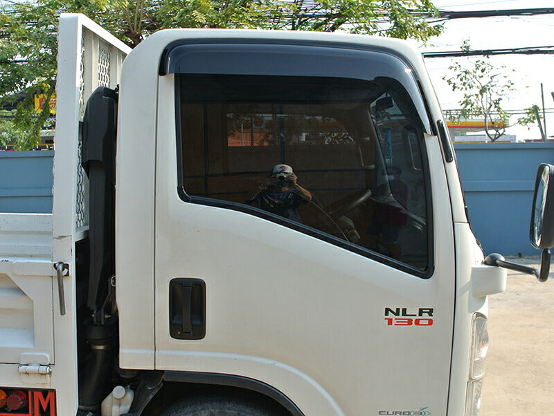 JDM ISUZU ELF6 Japanese Truck Wind deflectors Window Visor - RHD parts [elf6-big-ds]