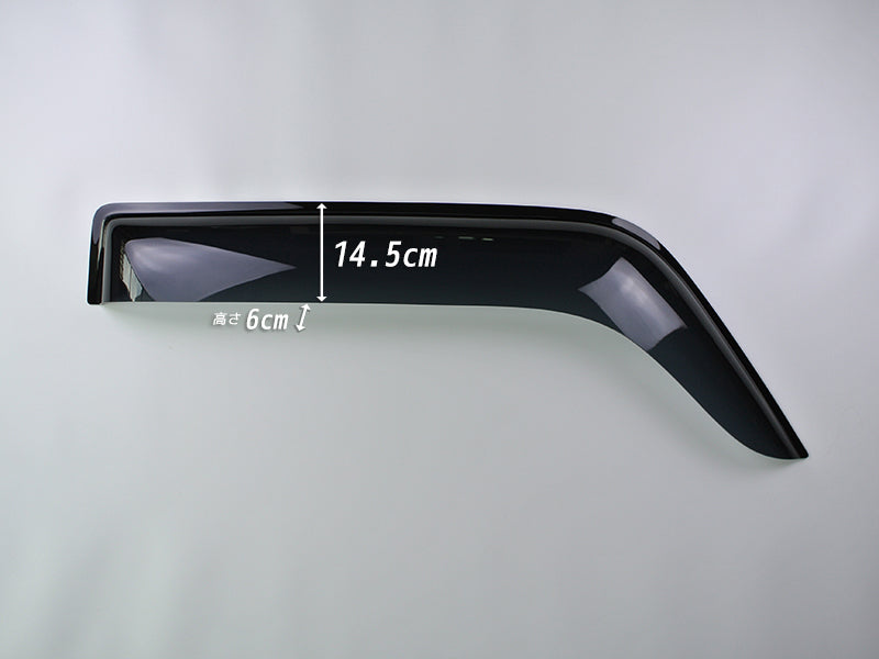 JDM Mitsubishi Canter Dark Smoke Wind deflectors Window Visor - RHD parts [fe56-big-ds]