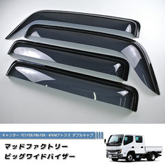 Mitsubishi Fuso Canter FE7./FE8/FBA/FDA/Nissan Atlas NT450 Japanese Truck Wind deflectors Window Visor [fe7-big-ds-4p]