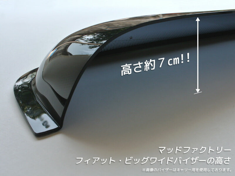 JDM FIAT500 ABARTH500 Wind deflectors Window Visor - RHD parts [fiat5-big-ds]