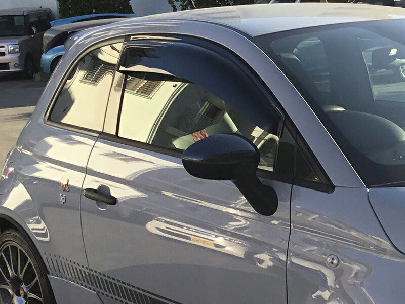JDM FIAT500 ABARTH500 Wind deflectors Window Visor - RHD parts [fiat5-big-ds]