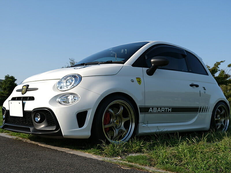 JDM FIAT500 ABARTH500 Wind deflectors Window Visor - RHD parts [fiat5-big-ls]