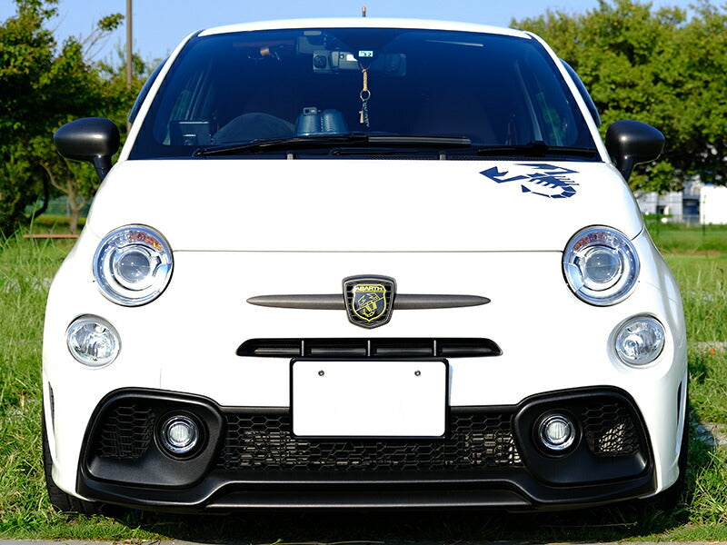 JDM FIAT500 ABARTH500 Wind deflectors Window Visor - RHD parts [fiat5-big-ls]