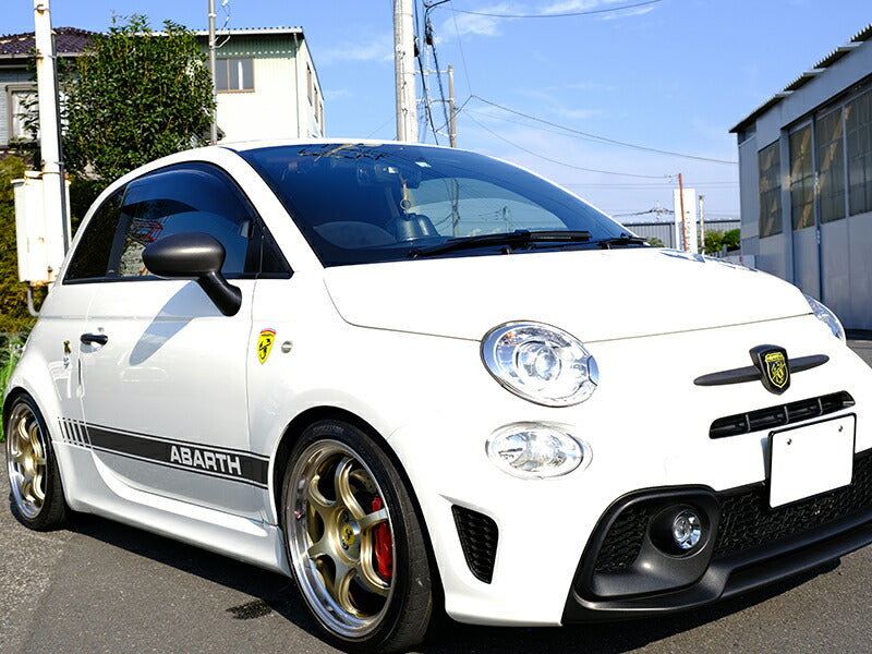 JDM FIAT500 ABARTH500 Wind deflectors Window Visor - RHD parts [fiat5-big-ls]