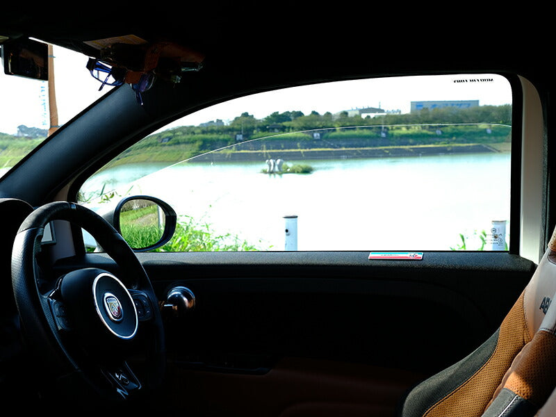 JDM FIAT500 ABARTH500 Wind deflectors Window Visor - RHD parts [fiat5-big-ls]