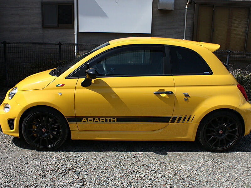 JDM FIAT500 ABARTH500 Wind deflectors Window Visor - RHD parts [fiat5-semi-ds]