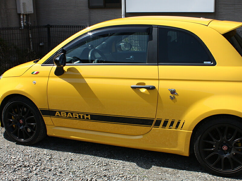 JDM FIAT500 ABARTH500 Wind deflectors Window Visor - RHD parts [fiat5-semi-ds]