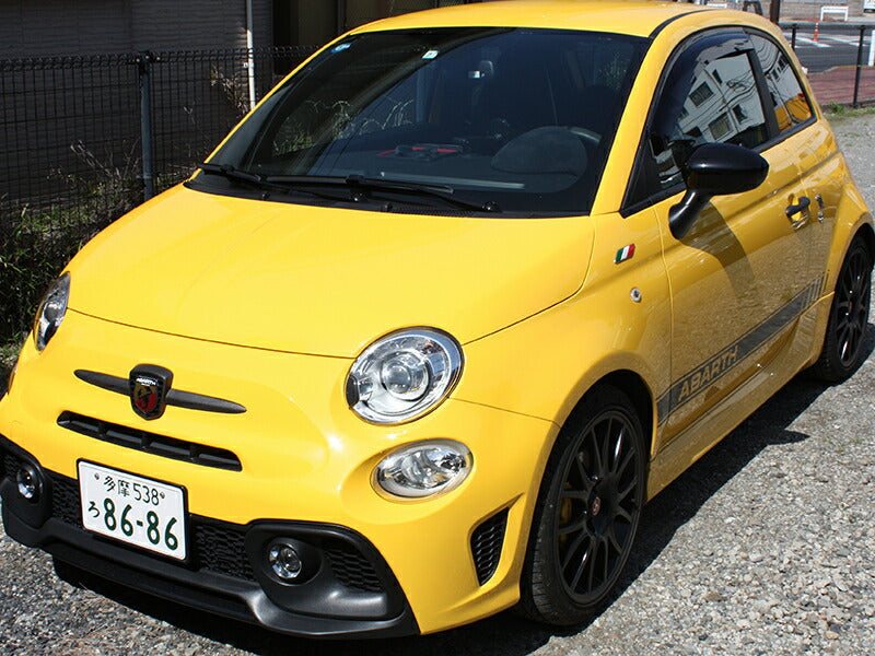 JDM FIAT500 ABARTH500 Wind deflectors Window Visor - RHD parts [fiat5-semi-ds]