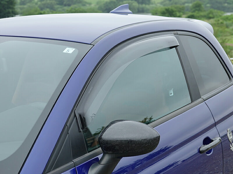 JDM FIAT500 ABARTH500 Wind deflectors Window Visor - RHD parts [fiat5-semi-ls]