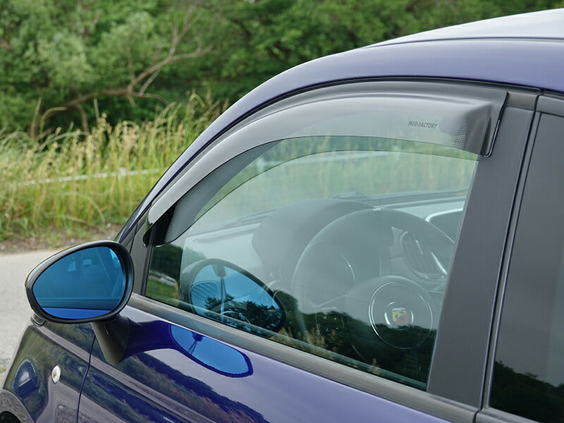 JDM FIAT500 ABARTH500 Wind deflectors Window Visor - RHD parts [fiat5-semi-ls]