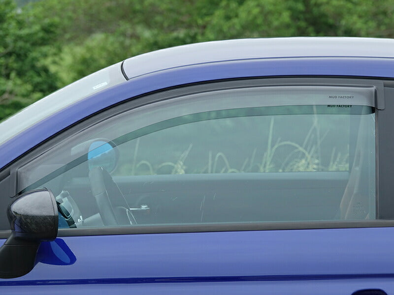 JDM FIAT500 ABARTH500 Wind deflectors Window Visor - RHD parts [fiat5-semi-ls]