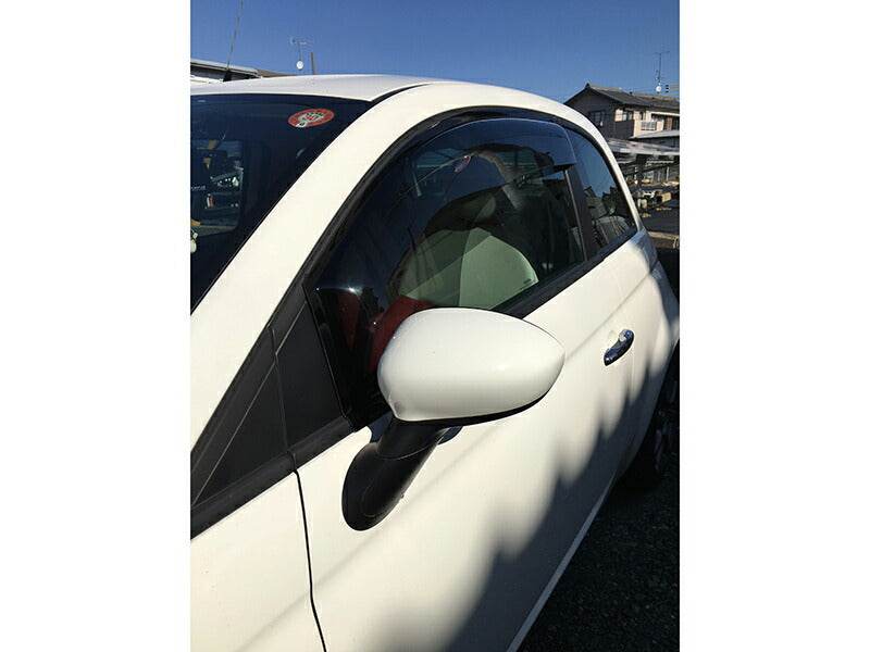 JDM FIAT500 ABARTH500 Wind deflectors Window Visor - RHD parts [fiat5-spw-ls]