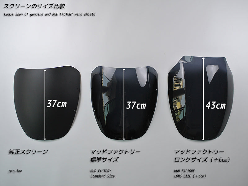 JDM KAWASAKI NINJA GPZ900R GPZ750R Windshield - RHD parts [gpz9r-std-ds-sh]