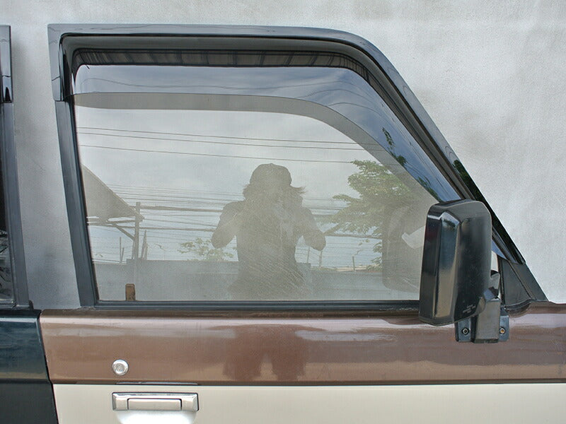 JDM TOYOTA LAND CRUISER 70 series / J70  (*for 4 door model) Wind deflectors Window Visor - RHD parts [GRJ7-BIG-DS-4P]