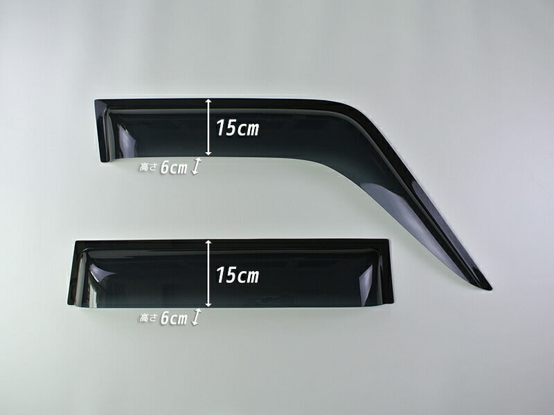 JDM TOYOTA LAND CRUISER 70 series / J70 (*for 4 door model) Wind deflectors Window Visor - RHD parts [GRJ7-BIG-DS-4P]