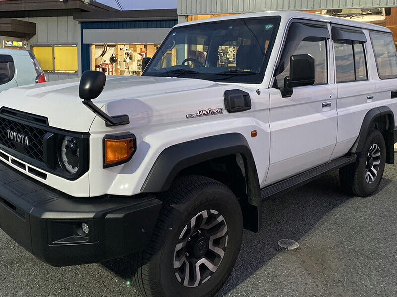 JDM TOYOTA LAND CRUISER 70 series / J70 (*for 4 door model) Wind deflectors Window Visor - RHD parts [GRJ7-BIG-DS-4P]