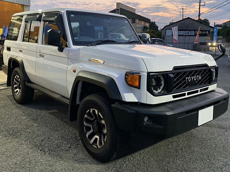 JDM TOYOTA LAND CRUISER 70 series / J70 (*for 4 door model) Wind deflectors Window Visor - RHD parts [GRJ7-BIG-DS-4P]