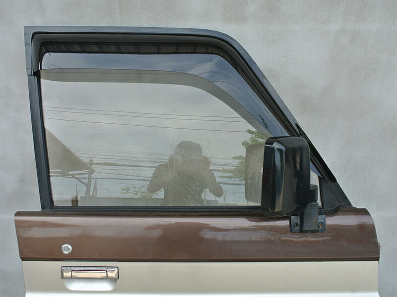 JDM TOYOTA LAND CRUISER 70 series / J70  (*for 3 door model) Wind deflectors Window Visor - RHD parts [GRJ7-BIG-DS-sh]