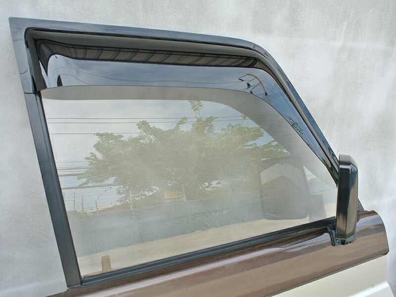 JDM TOYOTA LAND CRUISER 70 series / J70  (*for 3 door model) Wind deflectors Window Visor - RHD parts [GRJ7-BIG-DS-sh]