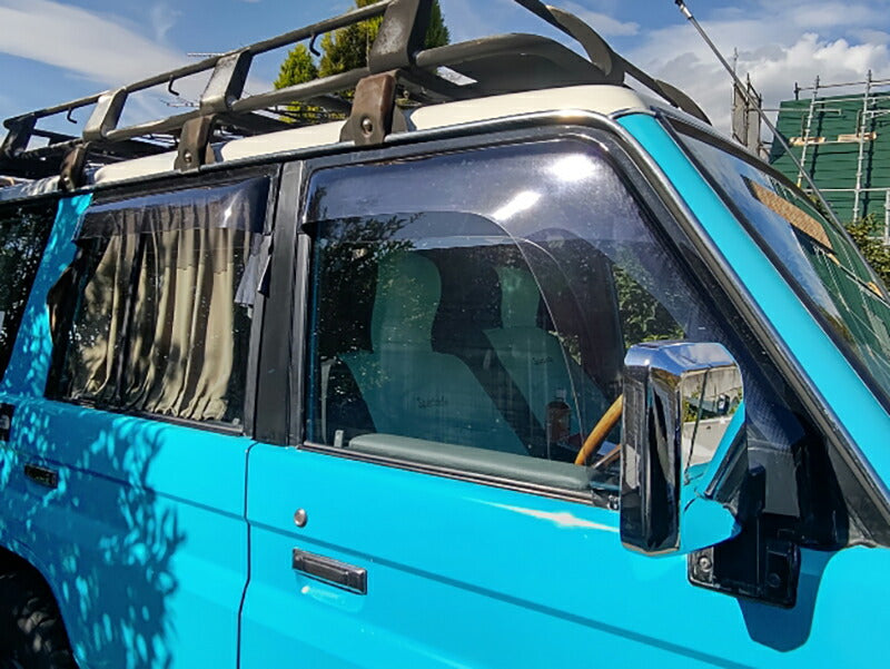 JDM TOYOTA LAND CRUISER 70 series / J70 (*for 4 door model) Wind deflectors Window Visor - RHD parts [GRJ7-SPW-LS-4P]