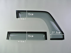 TOYOTA LAND CRUISER 70 series / J70  (*for 4 door model) Wind deflectors Window Visor [GRJ7-SPW-LS-4P]