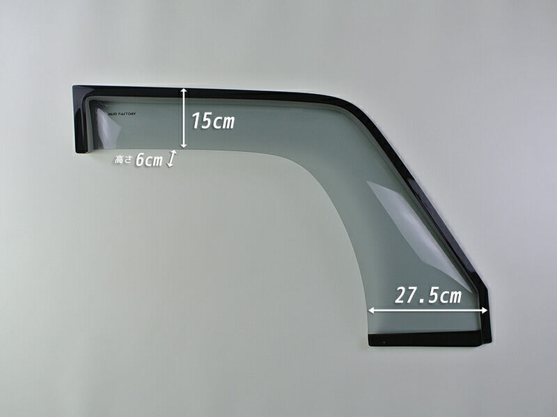JDM TOYOTA LAND CRUISER 70 series / J70  (*for 3 door model) Wind deflectors Window Visor - RHD parts [GRJ7-SPW-LS-sh]