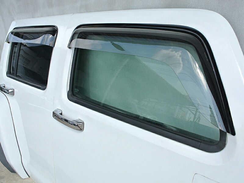 JDM Hammer H3 / H3T /H3 Alpha Light Smoke Wind deflectors Window Visor - RHD parts [H3-BIG-LS]