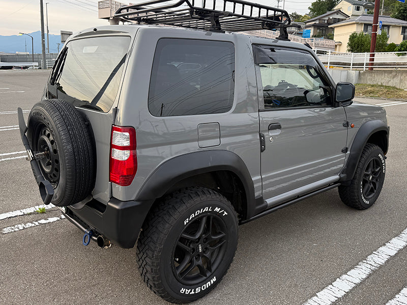 JDM Mistubishi Pajero Mini H51A / H56A / H53A / H58A Pajero Jr H57A Dark Smoke Wind deflectors Window Visor - RHD parts [h58-big-ds]