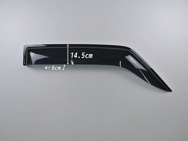 JDM Mistubishi Pajero Mini H51A / H56A / H53A / H58A Pajero Jr H57A Dark Smoke Wind deflectors Window Visor - RHD parts [h58-big-ds]