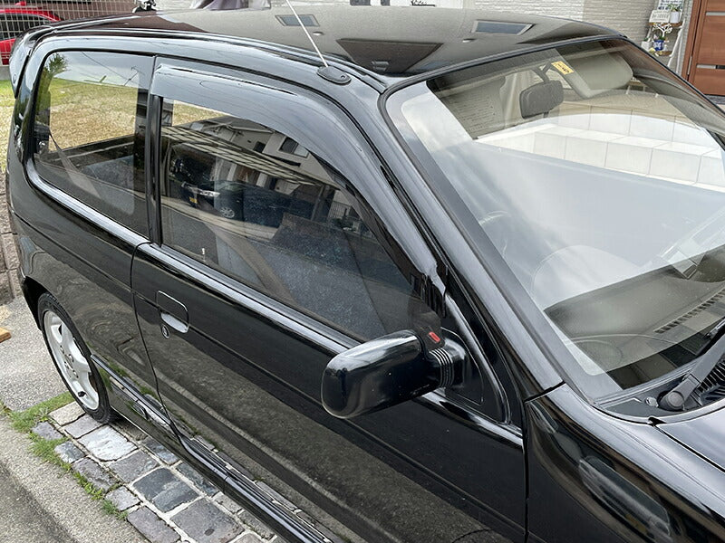 JDM SUZUKI ALTO 4th Gen 3door model Wind deflectors Window Visor - RHD parts [ha11s-semi-ds]