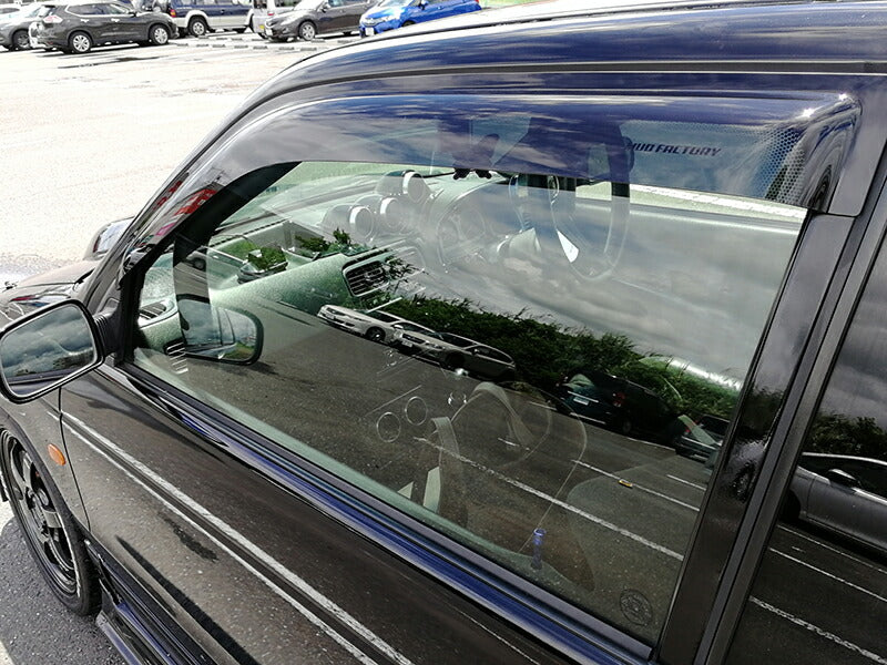JDM SUZUKI ALTO 4th Gen 3door model Wind deflectors Window Visor - RHD parts [ha11s-semi-ds]