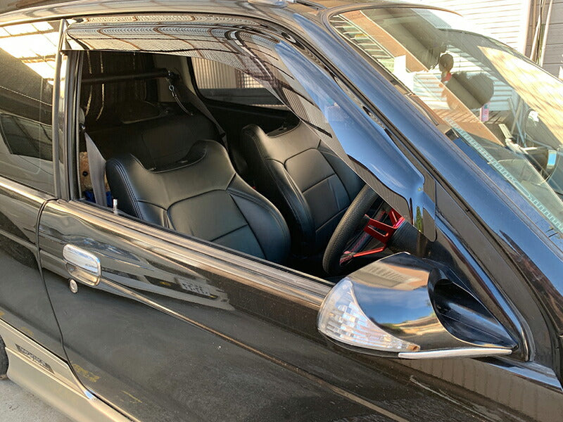 JDM SUZUKI ALTO 4th Gen 3door model Wind deflectors Window Visor - RHD parts [ha11s-semi-ds]