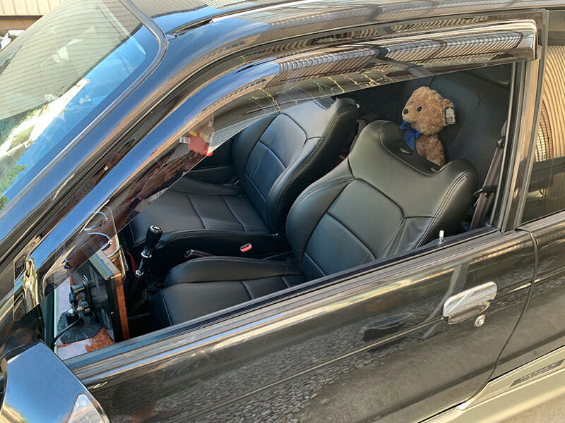 JDM SUZUKI ALTO 4th Gen 3door model Wind deflectors Window Visor - RHD parts [ha11s-semi-ds]