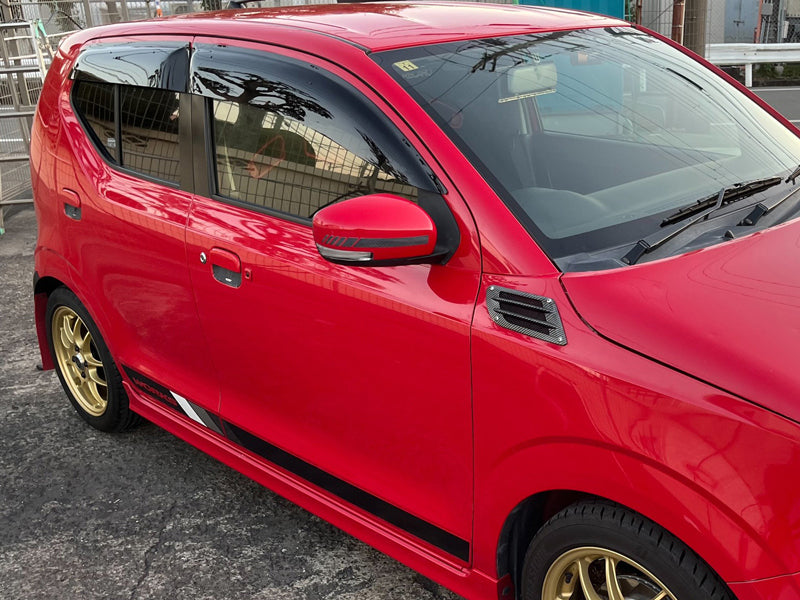 JDM SUZUKI ALTO 8th GEN HA36S Japanese Kei Car Wind deflectors Window Visor - RHD parts [ha36-big-ds]