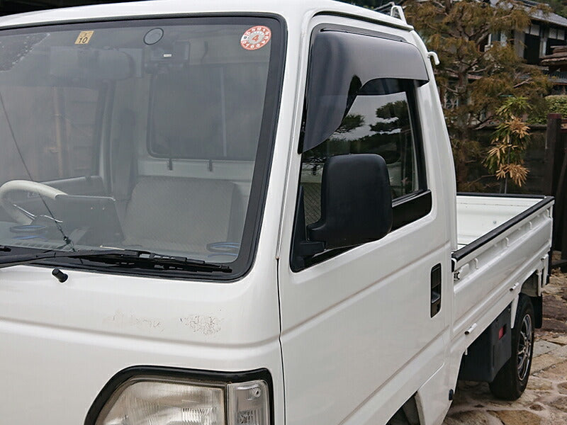 JDM HONDA ACTY TRUCK HA1 HA2 HA3 HA4 HA5 HH1 HH2 HH3 HH4 Japanese Kei Truck / Mini Truck Wind deflectors Window Visor - RHD parts [ha4-big-ds]