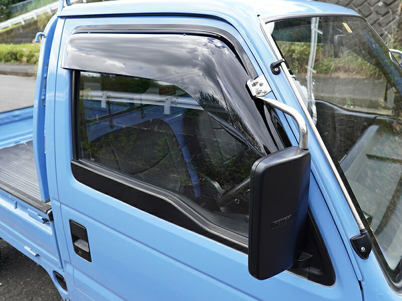 JDM HONDA ACTY TRUCK HA1 HA2 HA3 HA4 HA5 HH1 HH2 HH3 HH4 Japanese Kei Truck / Mini Truck Wind deflectors Window Visor - RHD parts [ha4-big-ds]