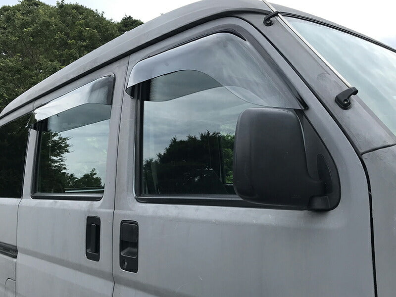 JDM HONDA ACTY VAN HH5/HH6 VAMOS HOBIO Japanese Kei Van / Mini Van Wind deflectors Window Visor - RHD parts [ha6-big-ls-4p]