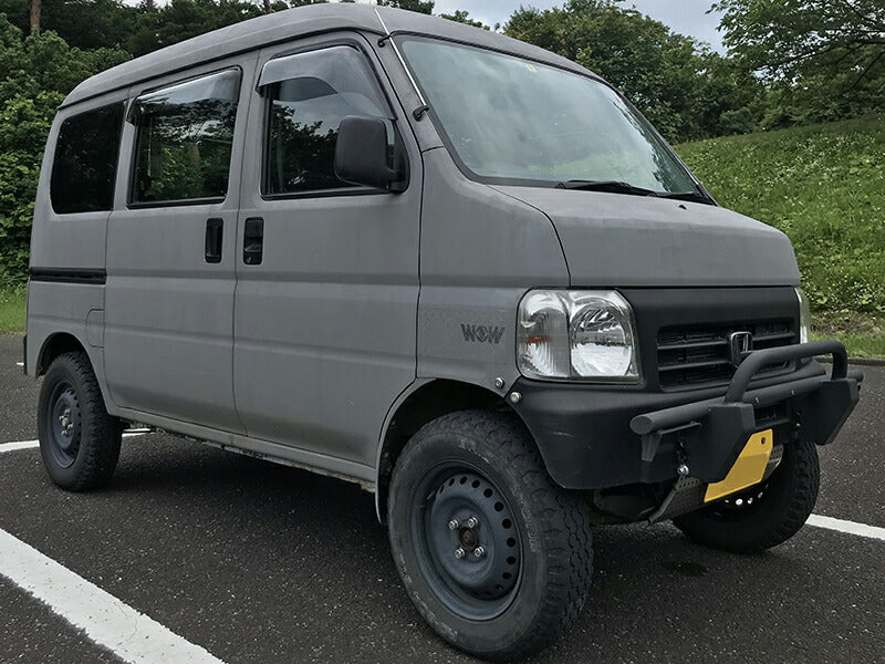 バモス ホビオ アクティバン ドアバイザー ワイドバイザー 前後 ライト HH パーツ [ha6-big-ls-4p]